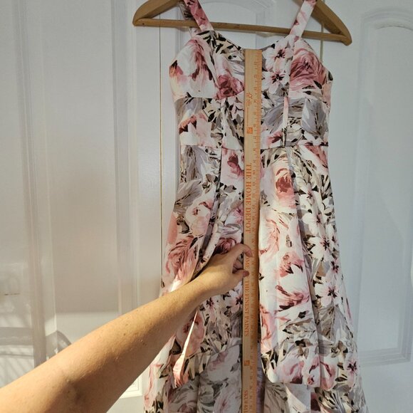 \Xtraordinary Girls Dress Size 12 Formal Special Occasion Dress Dance Pink Roses - Picture 8 of 12